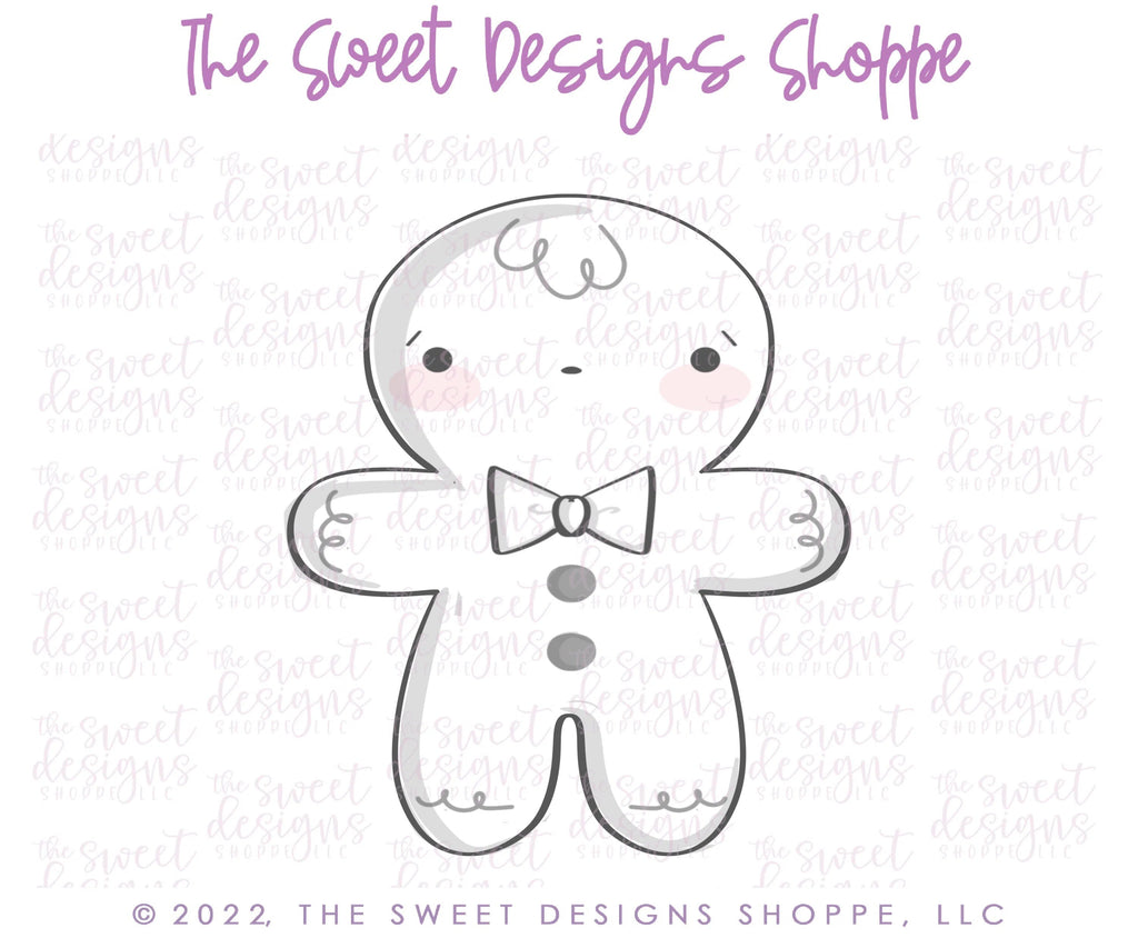 Cookie Cutters - Modern Advent Gingerboy - Cookie Cutter - Sweet Designs Shoppe - - advent, ALL, Christmas, Christmas / Winter, Christmas Cookies, Cookie Cutter, Ginger bread, gingerbread, modern, Promocode
