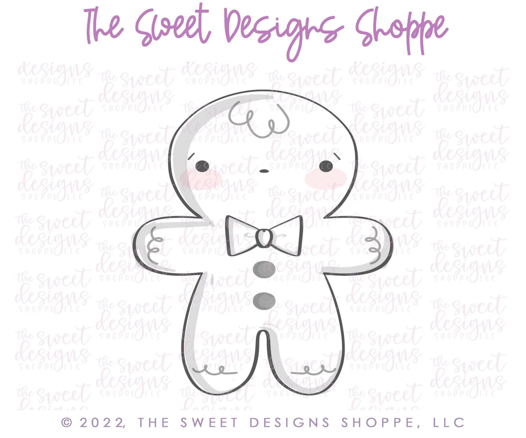 Cookie Cutters - Modern Advent Gingerboy - Cookie Cutter - The Sweet Designs Shoppe - - advent, ALL, Christmas, Christmas / Winter, Christmas Cookies, Cookie Cutter, Ginger bread, gingerbread, modern, Promocode