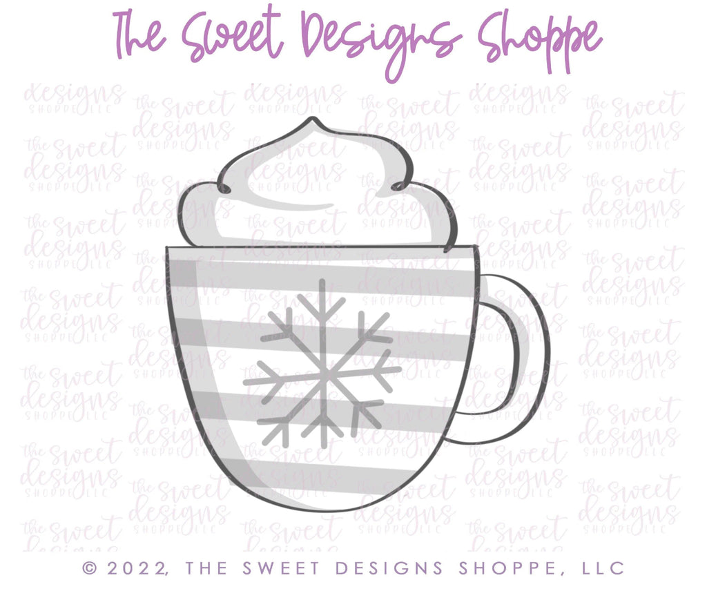 Cookie Cutters - Modern Advent Mug - Cookie Cutter - The Sweet Designs Shoppe - - advent, ALL, Christmas, Christmas / Winter, Christmas Cookies, coffee, Cookie Cutter, modern, mug, mugs, Promocode