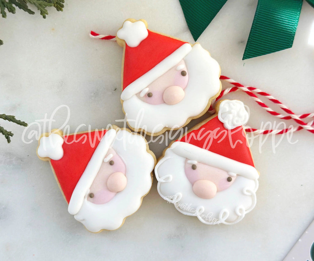 Cookie Cutters - Modern Advent Santa Face - Cookie Cutter - The Sweet Designs Shoppe - TSDS - - advent,ALL,Christmas,Christmas / Winter,Christmas Cookies,Cookie Cutter,modern,Promocode