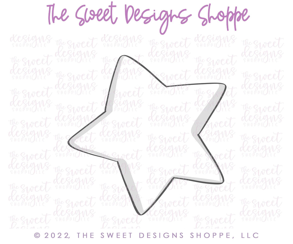 Cookie Cutters - Modern Advent Star - Cookie Cutter - Sweet Designs Shoppe - - advent, ALL, Christmas, Christmas / Winter, Christmas Cookies, Cookie Cutter, modern, Promocode