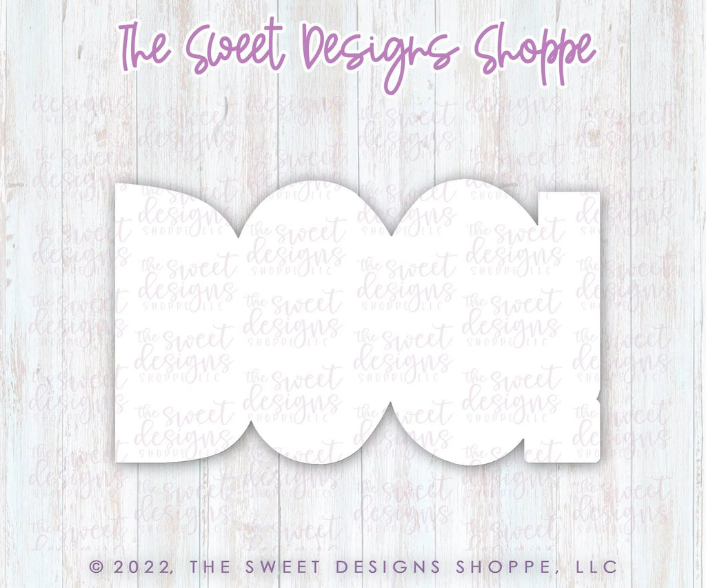 Cookie Cutters - Modern Boo! - Cookie Cutter - The Sweet Designs Shoppe - TSDS - - ALL,Boo!,Cookie Cutter,Halloween,handlettering,Lettering,Plaque,Plaques,PLAQUES HANDLETTERING,Promocode,text
