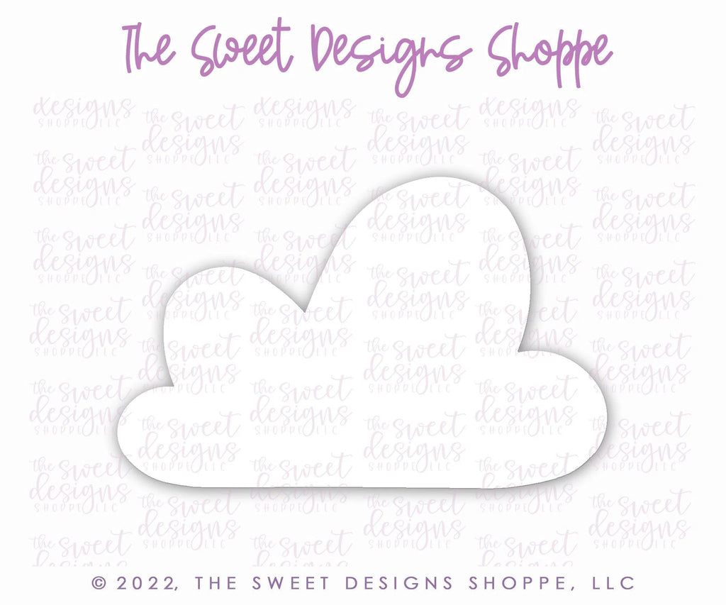 Cookie Cutters - Modern Cloud - Cookie Cutter - The Sweet Designs Shoppe - - ALL, Cookie Cutter, Easter / Spring, Fantasy, Kids / Fantasy, Nature, Promocode, Spring, Summer