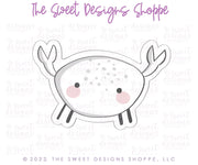 Cookie Cutters - Modern Crab - Cookie Cutter - The Sweet Designs Shoppe - TSDS - - ALL,Animal,Animals,Animals and Insects,Cookie Cutter,Kids / Fantasy,nautica,Promocode,STL,summer,under the sea