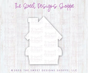 Cookie Cutters - Modern Gingerbread House - Cookie Cutter - The Sweet Designs Shoppe - TSDS - - ALL,Candy,Christmas,Christmas / Winter,Cookie Cutter,Decoration,Ginger bread,GingerBread,GingerHouse,House,Miscellaneous,Promocode,STL,Winter