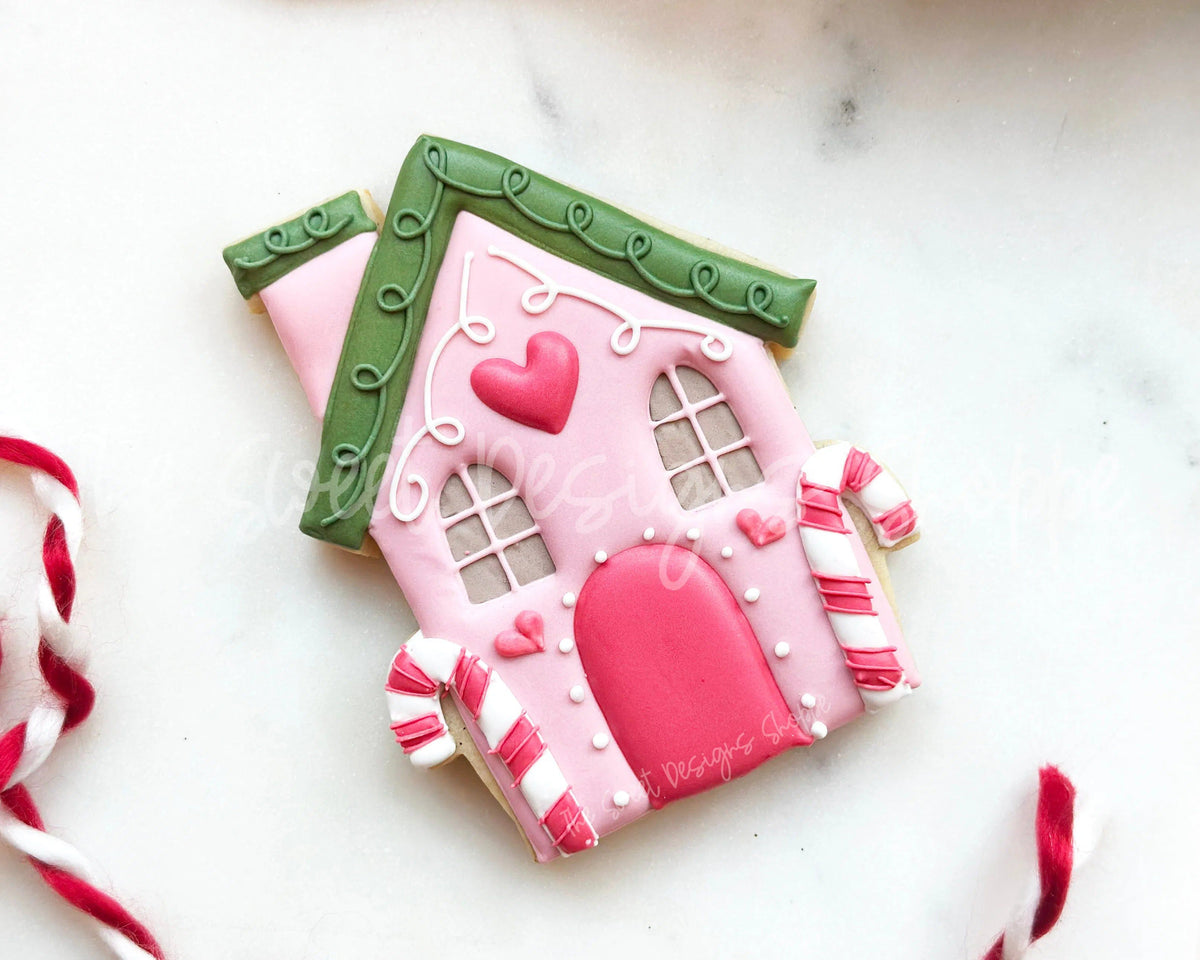 Cookie Cutters - Modern Gingerbread House - Cookie Cutter - The Sweet Designs Shoppe - TSDS - - ALL,Candy,Christmas,Christmas / Winter,Cookie Cutter,Decoration,Ginger bread,GingerBread,GingerHouse,House,Miscellaneous,Promocode,STL,Winter
