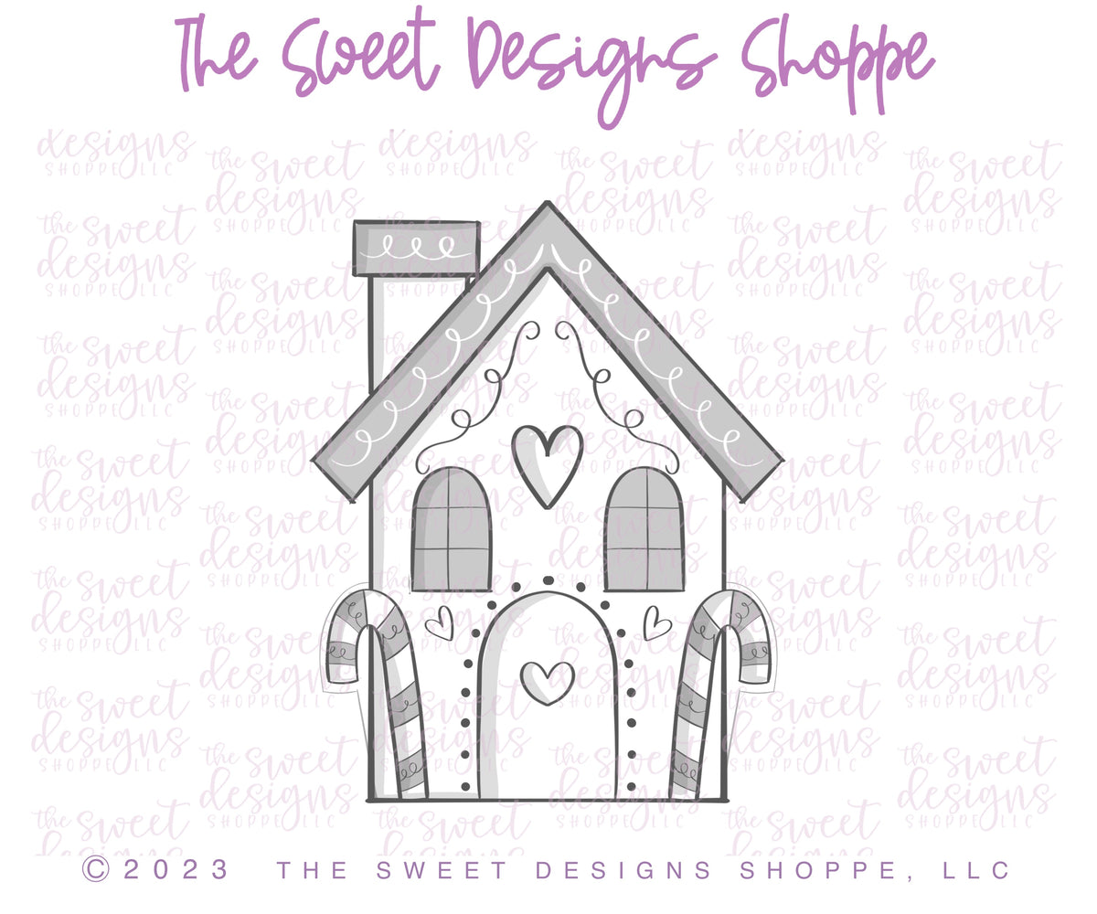 Cookie Cutters - Modern GingerGirl & GingerHouse Cookie Cutters Set - 2 Piece Set - Cookie Cutters - The Sweet Designs Shoppe - TSDS - - ALL,Christmas,Christmas / Winter,Christmas Cookies,Cookie Cutter,Ginger boy,ginger bread,Ginger girl,Gingerboy,gingerbread,gingerbread man,gingerbread mug,GingerHouse,Promocode,regular sets,set,sets,STL