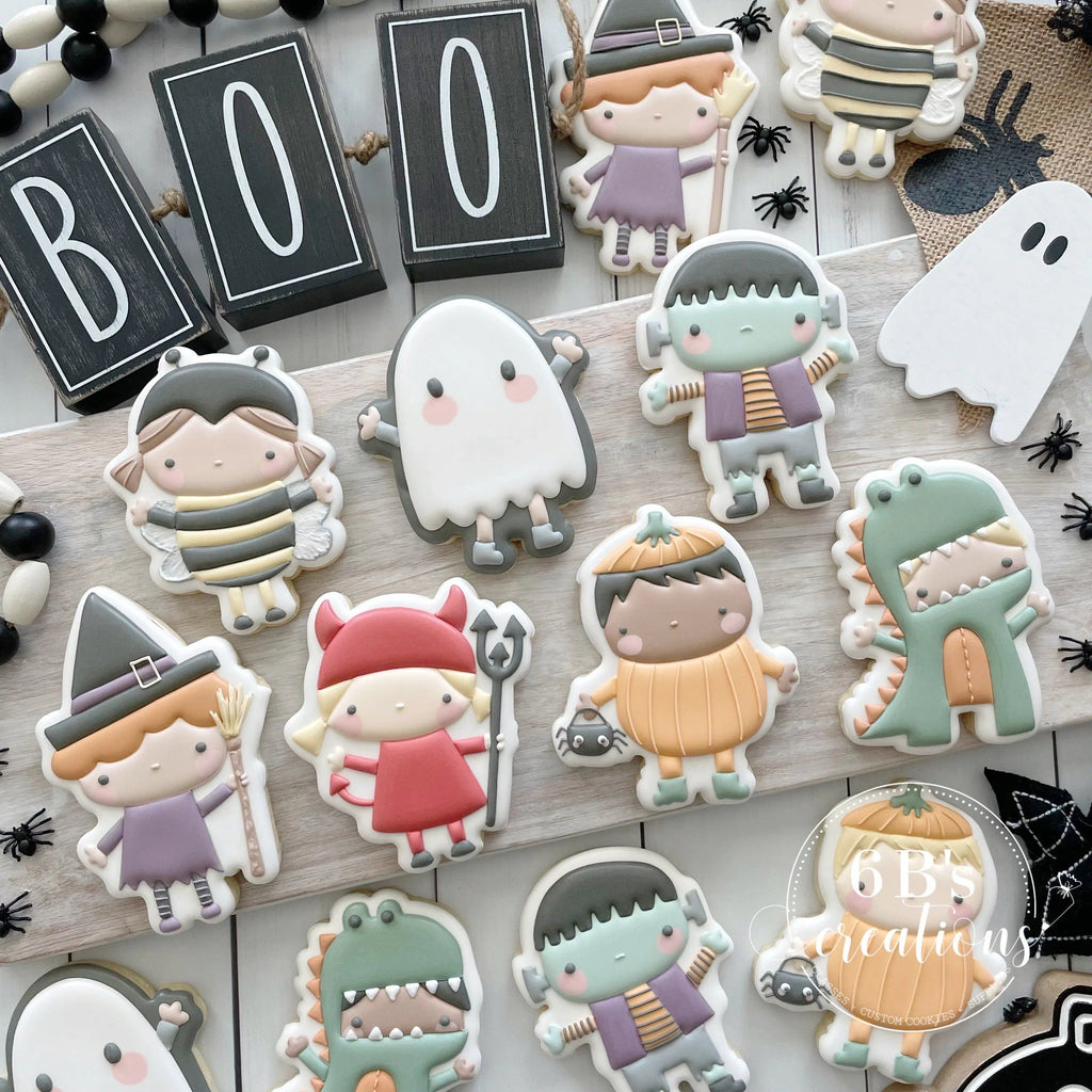 Cookie Cutters - Modern Halloween Little Kids - Set of 7 - Cookie Cutters - The Sweet Designs Shoppe - - ALL, Baby / Kids, Cookie Cutter, halloween, kid, kids, Kids / Fantasy, Mini Sets, Promocode, regular sets, set