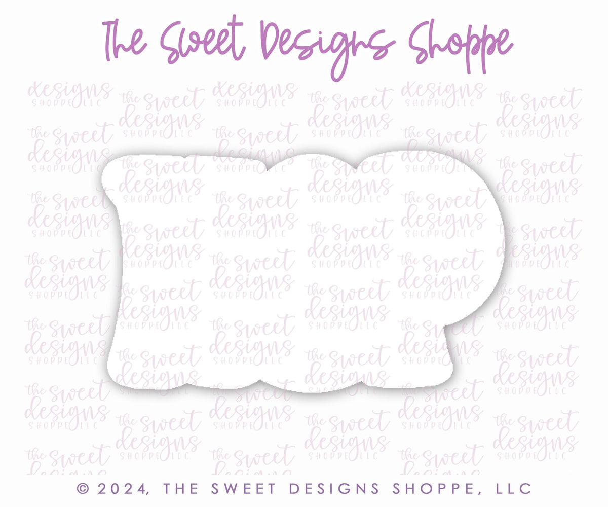 Cookie Cutters - Modern HOP Plaque - Cookie Cutter - The Sweet Designs Shoppe - TSDS - - ALL,Cookie Cutter,Easter,Easter / Spring,Plaque,Plaques,PLAQUES HANDLETTERING,Promocode,Spring,STL