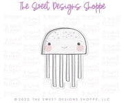 Cookie Cutters - Modern Jellyfish - Cookie Cutter - The Sweet Designs Shoppe - TSDS - - ALL,Animal,Animals,Animals and Insects,Cookie Cutter,Kids / Fantasy,Promocode,STL,summer,under the sea