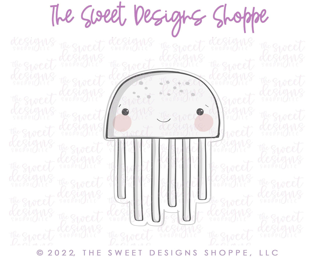 Cookie Cutters - Modern Jellyfish - Cookie Cutter - The Sweet Designs Shoppe - - ALL, Animal, Animals, Animals and Insects, Cookie Cutter, Kids / Fantasy, Promocode, summer, under the sea