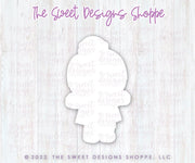 Cookie Cutters - Modern Kid Mrs Claus - Cookie Cutter - The Sweet Designs Shoppe - TSDS - - ALL,Christmas,Christmas / Winter,Christmas Cookies,Cookie Cutter,kids,MrsClaus,Promocode,STL