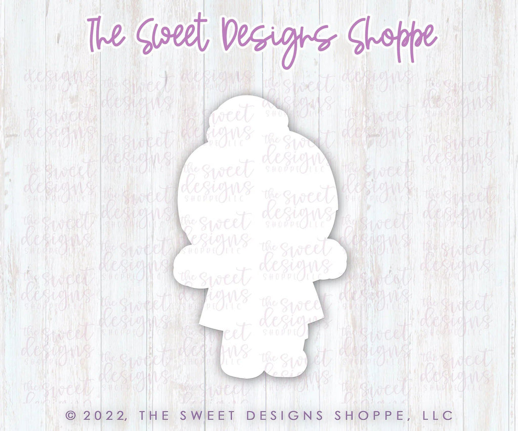 Cookie Cutters - Modern Kid Mrs Claus - Cookie Cutter - The Sweet Designs Shoppe - TSDS - - ALL,Christmas,Christmas / Winter,Christmas Cookies,Cookie Cutter,kids,MrsClaus,Promocode