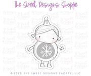 Cookie Cutters - Modern Kid Ornament - Cookie Cutter - The Sweet Designs Shoppe - TSDS - - ALL,Christmas,Christmas / Winter,Christmas Cookies,Cookie Cutter,Kid Ornament,kids,Ornament,Promocode,STL