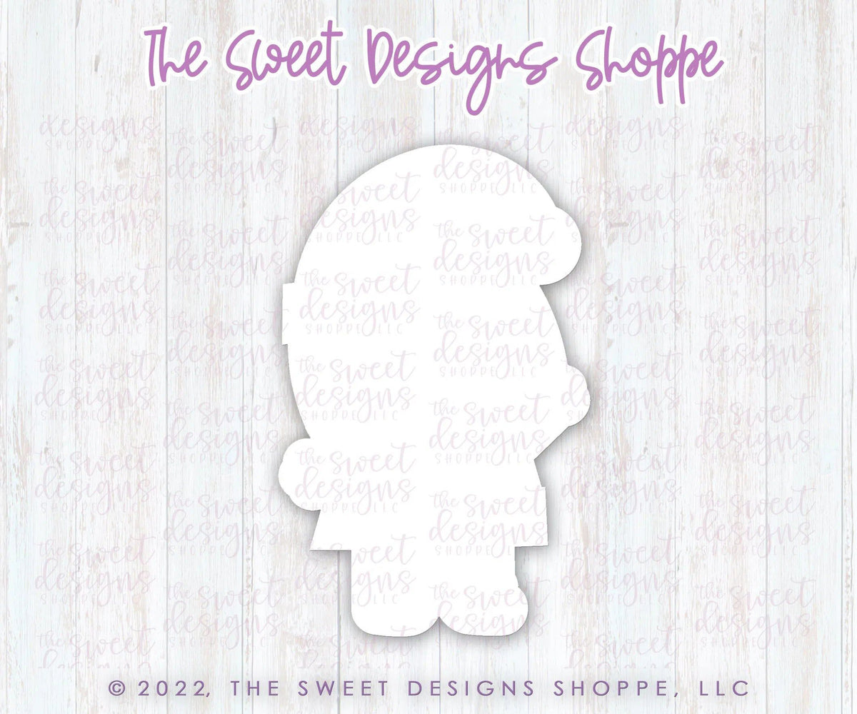 Cookie Cutters - Modern Kid Santa - Cookie Cutter - The Sweet Designs Shoppe - TSDS - - ALL,Christmas,Christmas / Winter,Christmas Cookies,Cookie Cutter,kids,Promocode,Santa,Santa Claus,STL