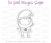 Cookie Cutters - Modern Kid Santa - Cookie Cutter - The Sweet Designs Shoppe - TSDS - - ALL,Christmas,Christmas / Winter,Christmas Cookies,Cookie Cutter,kids,Promocode,Santa,Santa Claus,STL