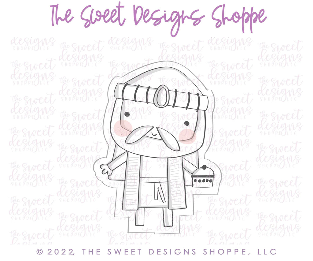 Cookie Cutters - Modern King Balthazar - Cookie Cutter - The Sweet Designs Shoppe - TSDS - - ALL,Baltazar,Christmas,Christmas / Winter,Christmas Cookies,Cookie Cutter,Nativity,Promocode,wise man,wise men,wiseman