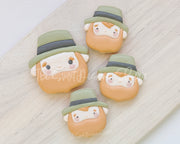 Cookie Cutters - Modern Leprechaun Face - Cookie Cutter - The Sweet Designs Shoppe - TSDS - - ALL,Cookie Cutter,Holiday,leprechaun,patrick,patrick's,Promocode,ST PATRICK,St. Pat,St. Patricks