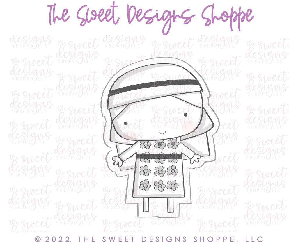 Cookie Cutters - Modern Nativity Mary - Cookie Cutter - The Sweet Designs Shoppe - TSDS - - ALL,Christmas,Christmas / Winter,Christmas Cookies,Cookie Cutter,nativity,Promocode