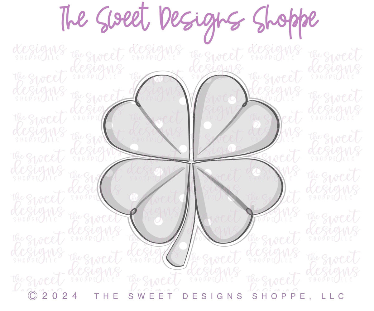 Cookie Cutters - Modern Shamrock - Cookie Cutter - The Sweet Designs Shoppe - TSDS - - ALL,celebration,Clover,Cookie Cutter,Holiday,Nature,patrick,patrick's,Promocode,ST PATRICK,St. Pat,St. Patricks,STL
