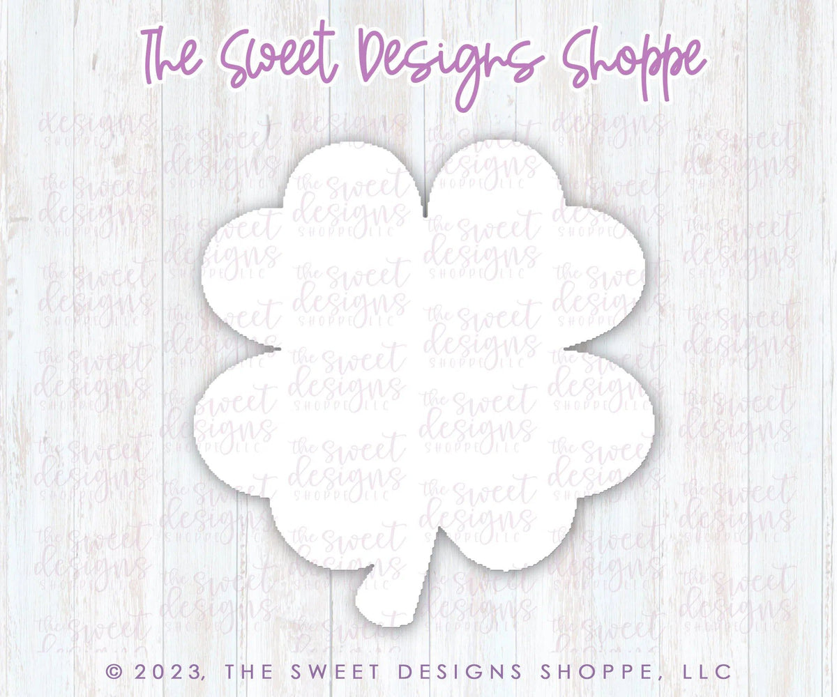Cookie Cutters - Modern Shamrock - Cookie Cutter - The Sweet Designs Shoppe - TSDS - - ALL,celebration,Clover,Cookie Cutter,Holiday,Nature,patrick,patrick's,Promocode,ST PATRICK,St. Pat,St. Patricks,STL