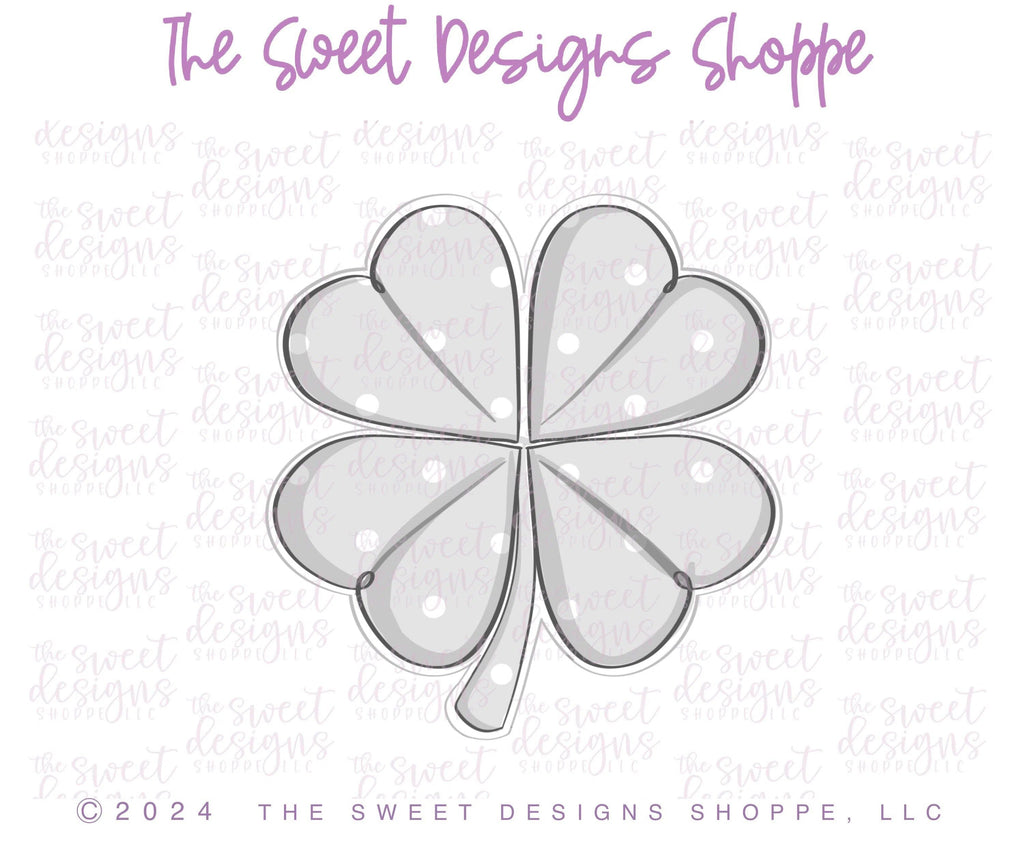 Cookie Cutters - Modern Shamrock - Cookie Cutter - The Sweet Designs Shoppe - TSDS - - ALL,celebration,Clover,Cookie Cutter,Holiday,Nature,patrick,patrick's,Promocode,ST PATRICK,St. Pat,St. Patricks,STL