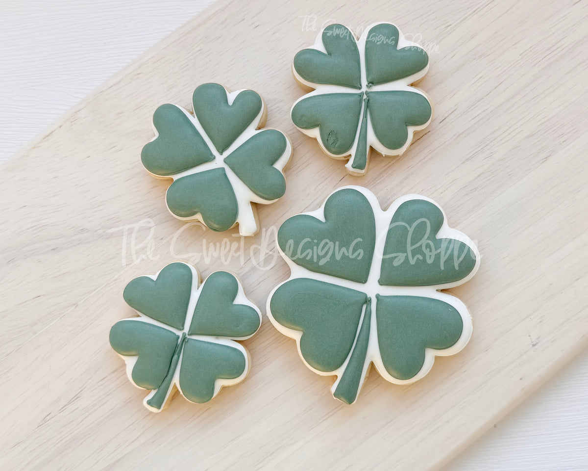 Cookie Cutters - Modern Shamrock - Cookie Cutter - The Sweet Designs Shoppe - TSDS - - ALL,celebration,Clover,Cookie Cutter,Holiday,Nature,patrick,patrick's,Promocode,ST PATRICK,St. Pat,St. Patricks,STL