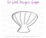 Cookie Cutters - Modern Shell - Cookie Cutter - The Sweet Designs Shoppe - TSDS - - all,Cookie Cutter,Kids / Fantasy,Promocode,STL,summer,under the sea