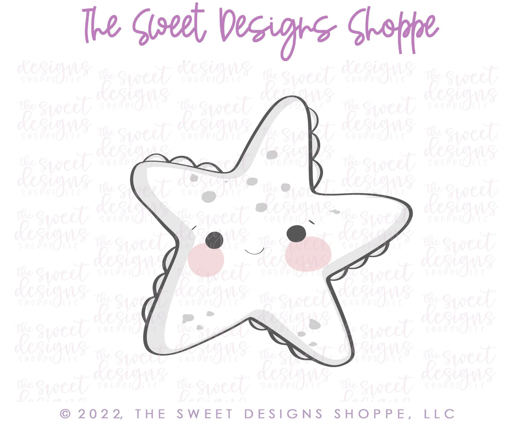 Cookie Cutters - Modern Starfish - Cutter - Sweet Designs Shoppe - - ALL, Animal, Animals, Animals and Insects, Cookie Cutter, Kids / Fantasy, Promocode, summer, under the sea