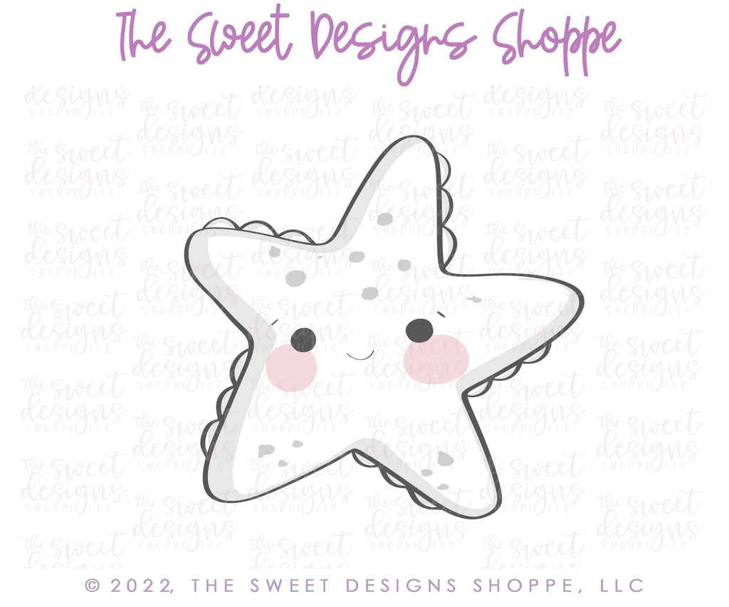 Cookie Cutters - Modern Starfish - Cookie Cutter - The Sweet Designs Shoppe - - ALL, Animal, Animals, Animals and Insects, Cookie Cutter, Kids / Fantasy, Promocode, summer, under the sea