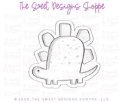 Cookie Cutters - Modern Stegosaurus- Cookie Cutter - The Sweet Designs Shoppe - TSDS - - ALL,Animal,Animals,Birthday,Cookie Cutter,Dino,dinosaur,Dinosaurs,kid,kids,Kids / Fantasy,prehistoric,Promocode,STL