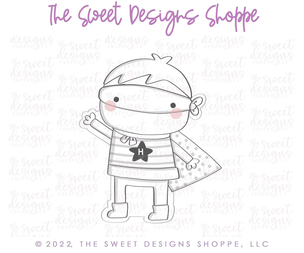 Cookie Cutters - Modern Superhero C - Cookie Cutter - The Sweet Designs Shoppe - TSDS - - ALL,Birthday,Cookie Cutter,dad,Father,father's day,grandfather,Hero,KID,KIDS,Kids / Fantasy,mother,Mothers Day,Promocode
