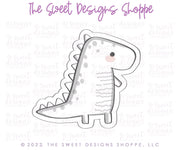 Cookie Cutters - Modern T-Rex - Cookie Cutter - The Sweet Designs Shoppe - TSDS - - ALL,Animal,Animals,Birthday,Cookie Cutter,Dino,dinosaur,Dinosaurs,kid,kids,Kids / Fantasy,prehistoric,Promocode,STL