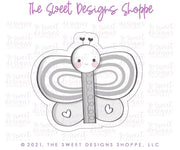 Cookie Cutters - Modern Valentine Butterfly - Cookie Cutter - The Sweet Designs Shoppe - TSDS - - ALL,Animal,Animals,Animals and Insects,Cookie Cutter,Easter / Spring,insect,Insects,Promocode,Spring,STL,Summer,valentine,valentines
