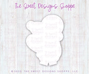 Cookie Cutters - Modern Valentines Mouse Cookie Cutters Set - 2 Piece Set - Cookie Cutters - The Sweet Designs Shoppe - TSDS - - ALL,Animal,Animals,Animals and Insects,Cookie Cutter,Mini Set,Mini Sets,Promocode,regular sets,set,sets,STL,valentines