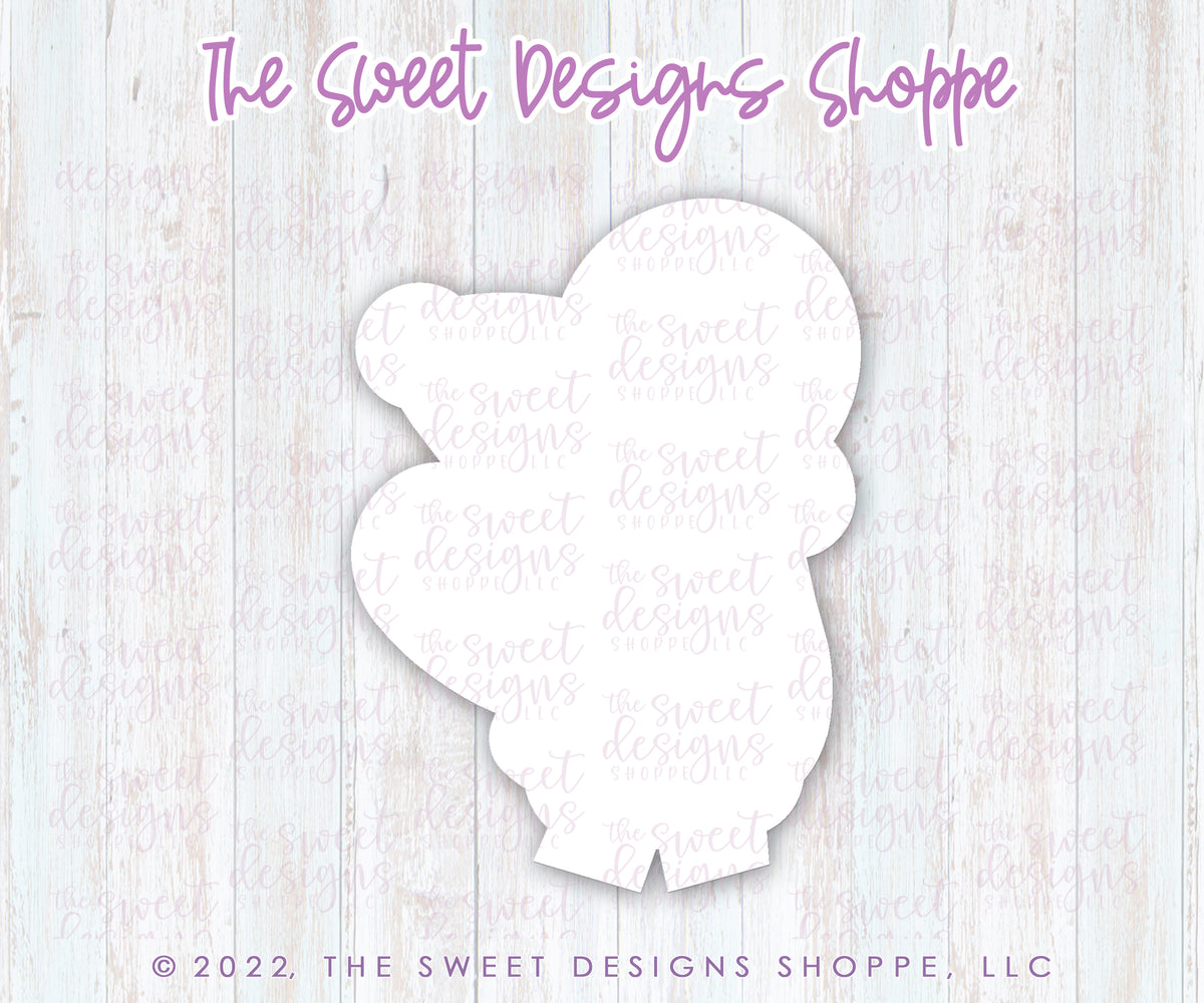 Cookie Cutters - Modern Valentines Mouse Cookie Cutters Set - 2 Piece Set - Cookie Cutters - The Sweet Designs Shoppe - TSDS - - ALL,Animal,Animals,Animals and Insects,Cookie Cutter,Mini Set,Mini Sets,Promocode,regular sets,set,sets,STL,valentines