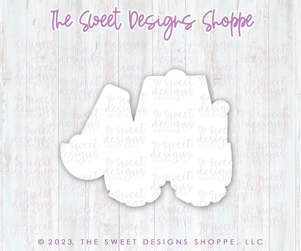 Cookie Cutters - Modern Wheel Excavator - Cookie Cutter - The Sweet Designs Shoppe - TSDS - - ALL,baby toys,construction,Cookie Cutter,kids,Kids / Fantasy,Promocode,toys,transportation,travel