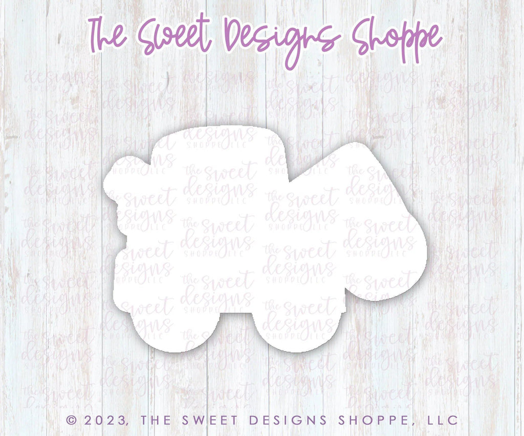Cookie Cutters - Modern Wheel Excavator on the go - Cookie Cutter - The Sweet Designs Shoppe - TSDS - - ALL,baby toys,construction,Cookie Cutter,kids,Kids / Fantasy,Promocode,toys,transportation,travel