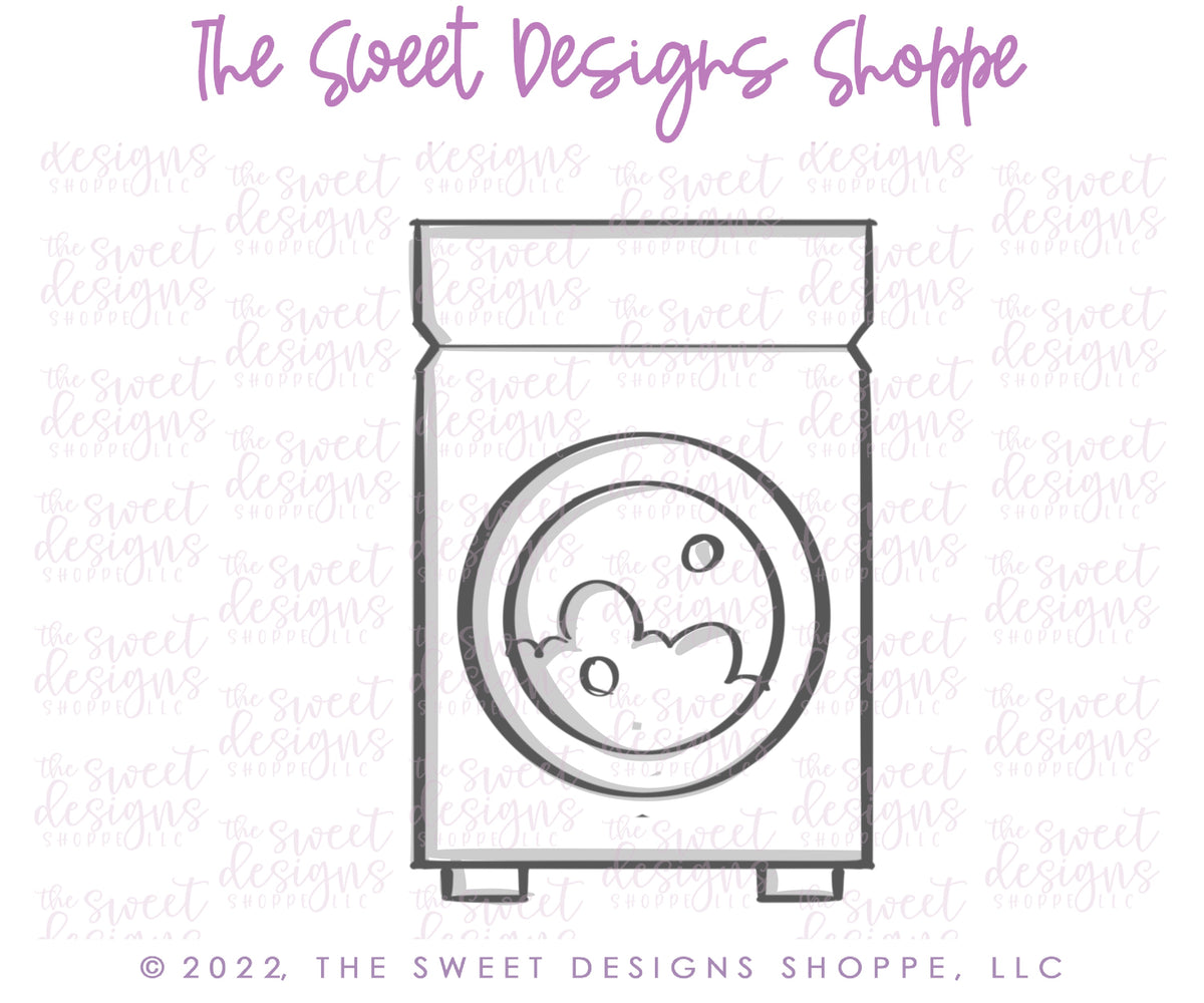 Cookie Cutters - Mom Love you LOADS , Detergent, Washer Cookie Cutter Set - Set of 3 - Cookie Cutters - The Sweet Designs Shoppe - TSDS - - ALL,Cookie Cutter,Mini Set,Mini Sets,MOM,mother,Mothers Day,Promocode,regular sets,set,sets,STL