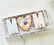Cookie Cutters - MOM with Flowery Heart - Cookie Cutters - The Sweet Designs Shoppe - TSDS - - ALL,Cookie Cutter,Flower,Flowers,Leaves and Flowers,Mini Sets,MOM,mother,mothers DAY,Nature,Promocode,regular sets,set,Trees Leaves and Flowers,valentine,valentines
