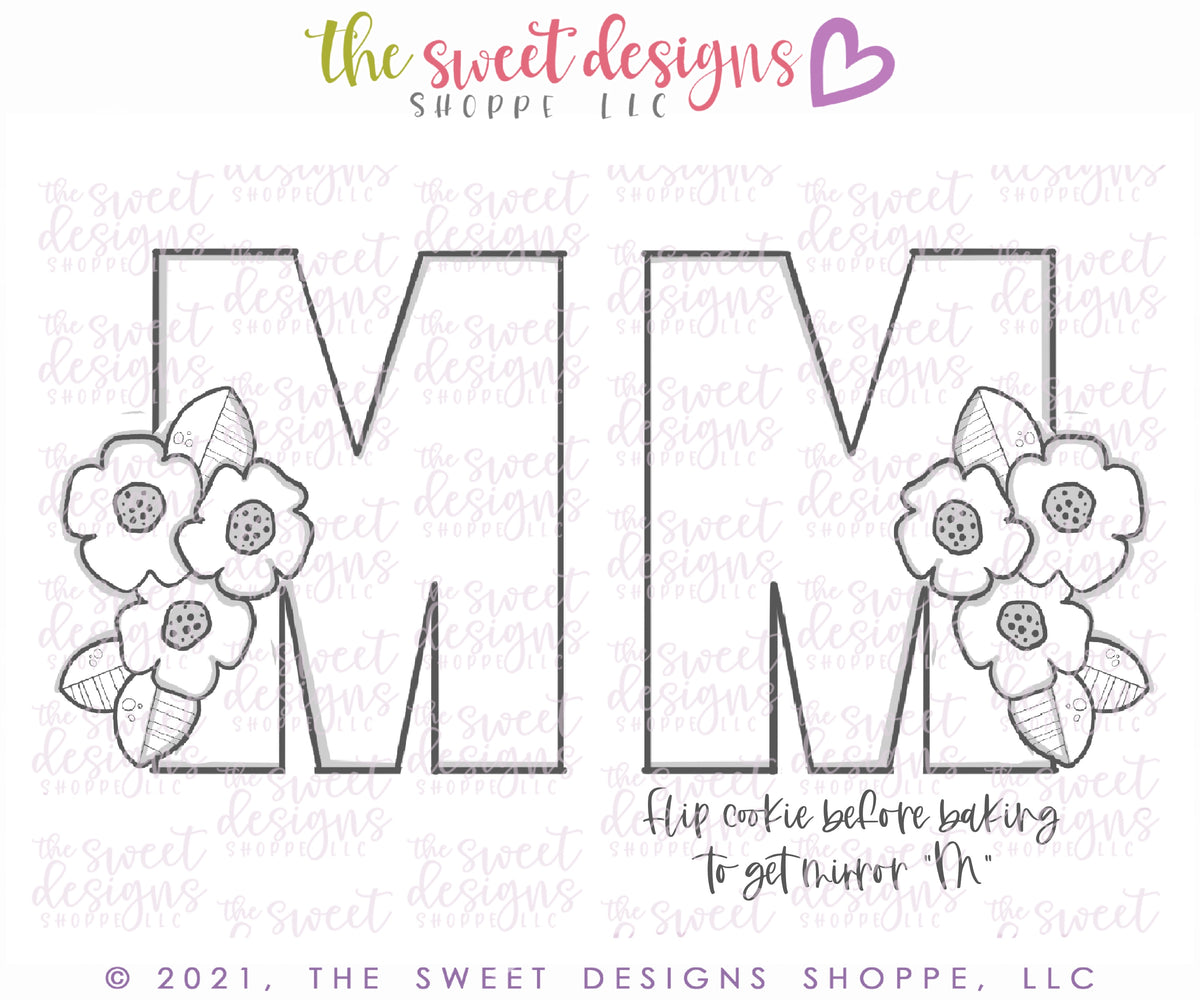 Cookie Cutters - MOM with Geometric Floral Heart - Cookie Cutters - The Sweet Designs Shoppe - TSDS - - ALL,Cookie Cutter,Flower,Flowers,Leaves and Flowers,Mini Sets,MOM,mother,mothers DAY,Nature,Promocode,regular sets,set,Trees Leaves and Flowers,valentine,valentines