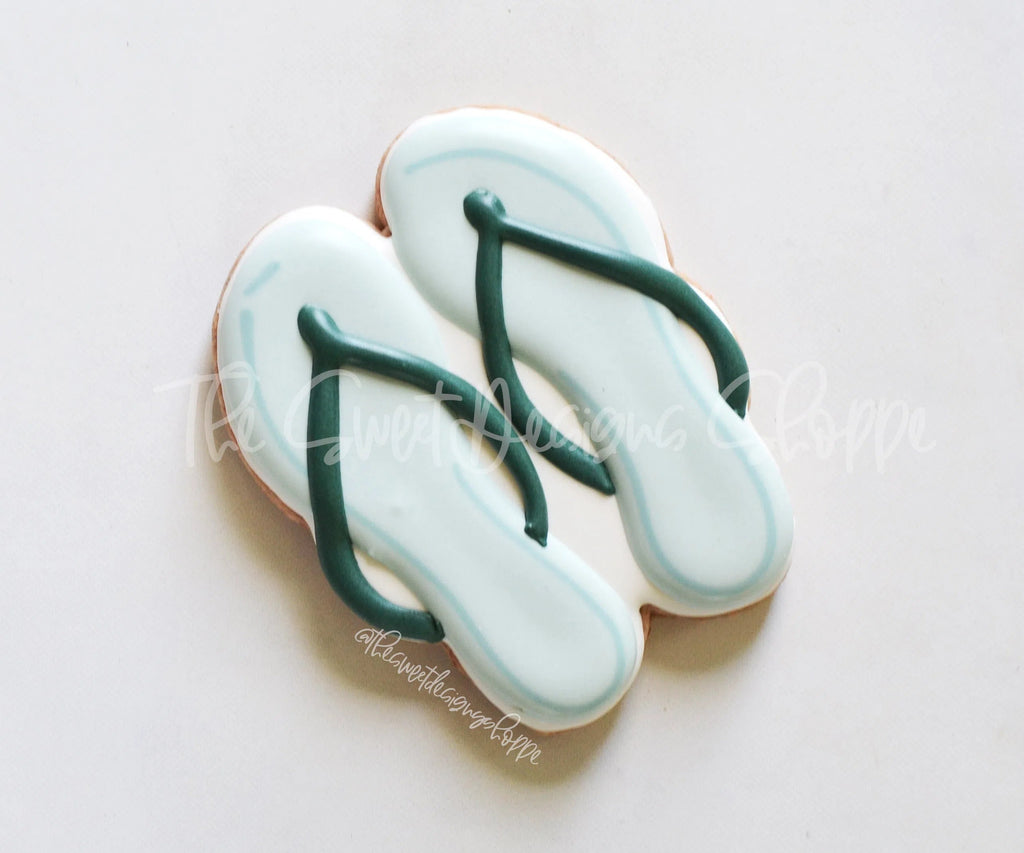 Cookie Cutters - Mom's Flip Flop - Cookie Cutter - Sweet Designs Shoppe - - 4th, 4th July, 4th of July, Accesories, ALL, beauty, clothes, Clothing / Accessories, Cookie Cutter, fourth of July, Independence, MOM, mother, Mothers Day, Patriotic, Promocode, Summer