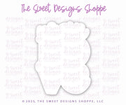 Cookie Cutters - Monster Love Retro Plaque - Cookie Cutter - The Sweet Designs Shoppe - TSDS - - ALL,Boo! plaque,Cookie Cutter,halloween,monster retro plaque,Plaque,Plaques,PLAQUES HANDLETTERING,Promocode,STL