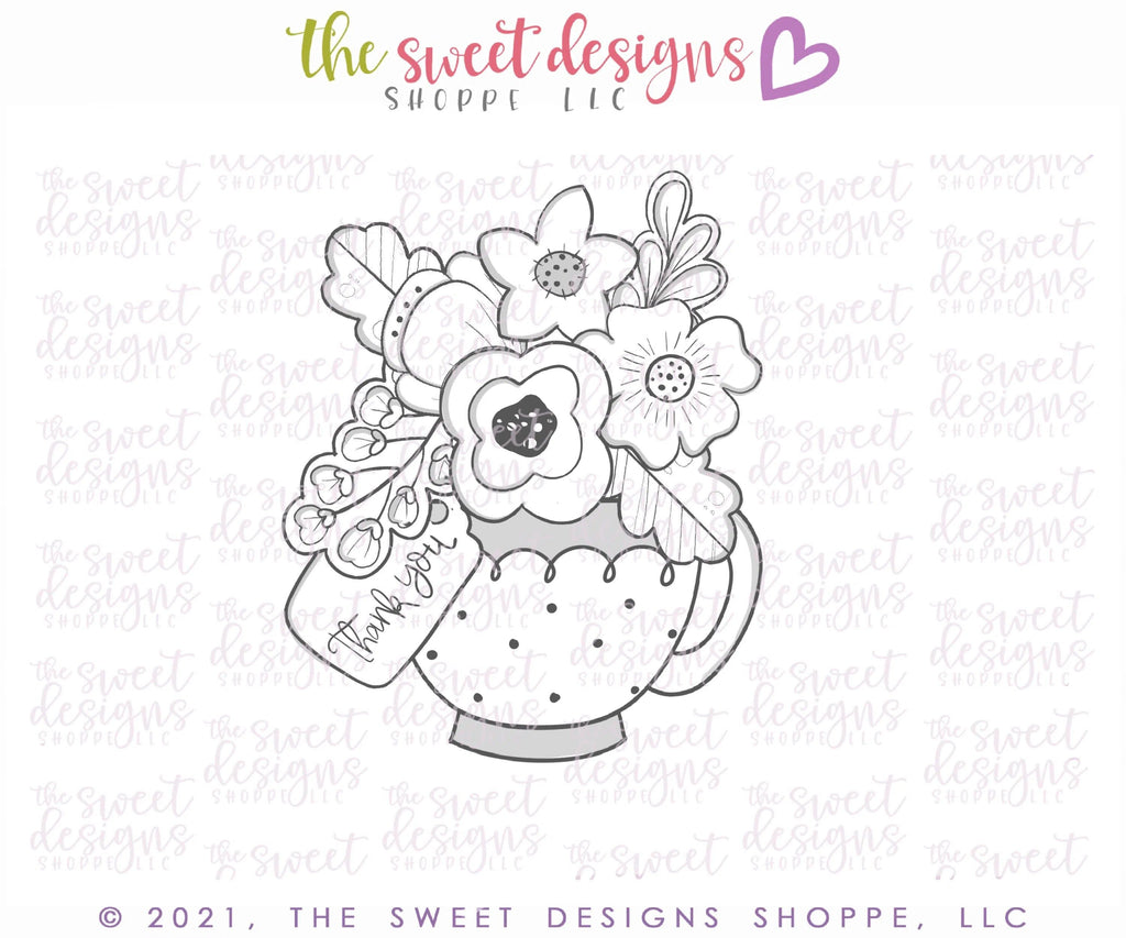 Cookie Cutters - Mothers Day Bouquet Platter Set with Jar, Vase, Cup & Mug - Cookie Cutters - The Sweet Designs Shoppe - TSDS - - ALL,Cookie Cutter,Easter / Spring,Flowers,Mini Sets,mother,Mothers Day,mug,mugs,Nature,NURSE APPRECIATION,Promocode,set,STL,teacher appreciation,Valentine,Valentines,Valentines couples