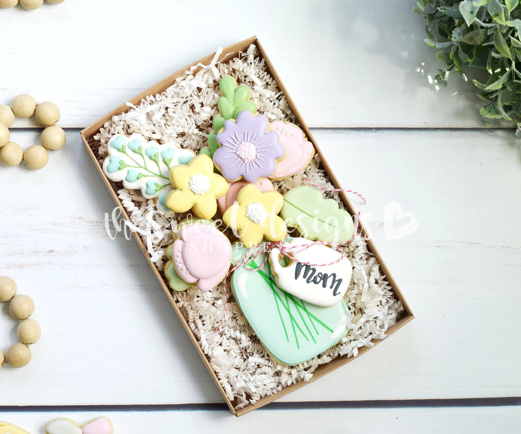 Cookie Cutters - Mothers Day Bouquet Platter Set with Mason Jar - Cookie Cutters - The Sweet Designs Shoppe - TSDS - - ALL,Cookie Cutter,Easter / Spring,Flowers,Mini Sets,mother,Mothers Day,mug,mugs,Nature,NURSE APPRECIATION,Promocode,set,STL,teacher appreciation,Valentine,Valentines,Valentines couples