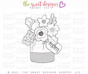 Cookie Cutters - Mothers Day Bouquet Platter Set with Vase - Cookie Cutters - The Sweet Designs Shoppe - TSDS - - ALL,Cookie Cutter,Easter / Spring,Flowers,Mini Sets,mother,Mothers Day,mug,mugs,Nature,NURSE APPRECIATION,Promocode,set,teacher appreciation,Valentine,Valentines,Valentines couples