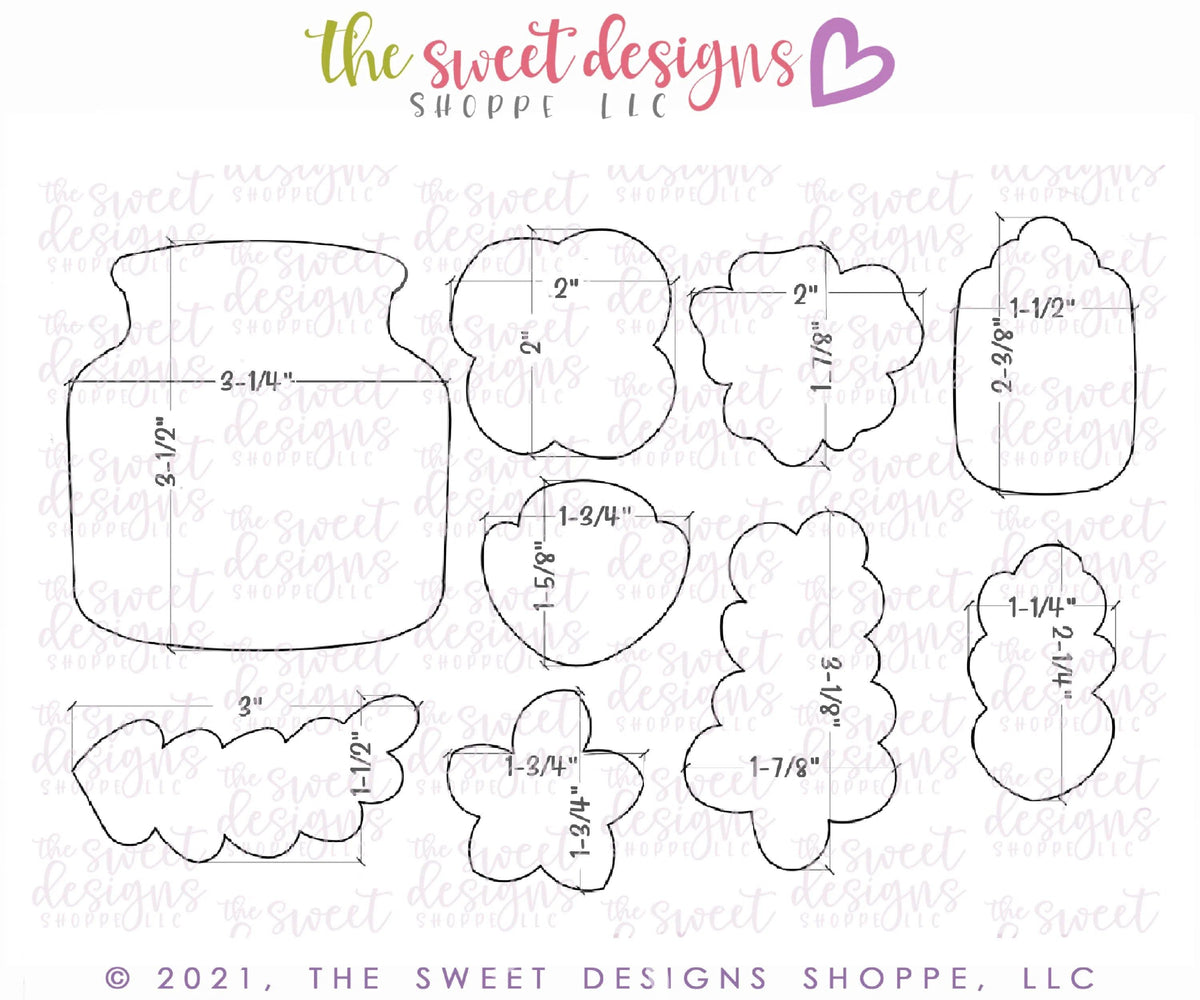 Cookie Cutters - Mothers Day Bouquet Platter Set with Vase - Cookie Cutters - The Sweet Designs Shoppe - TSDS - - ALL,Cookie Cutter,Easter / Spring,Flowers,Mini Sets,mother,Mothers Day,mug,mugs,Nature,NURSE APPRECIATION,Promocode,set,teacher appreciation,Valentine,Valentines,Valentines couples