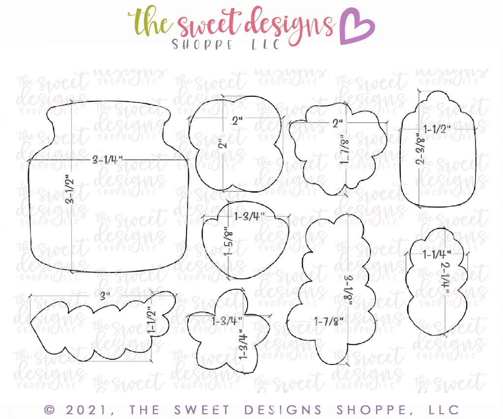 Cookie Cutters - Mothers Day Bouquet Platter Set with Vase - Cookie Cutters - The Sweet Designs Shoppe - TSDS - - ALL,Cookie Cutter,Easter / Spring,Flowers,Mini Sets,mother,Mothers Day,mug,mugs,Nature,NURSE APPRECIATION,Promocode,set,teacher appreciation,Valentine,Valentines,Valentines couples