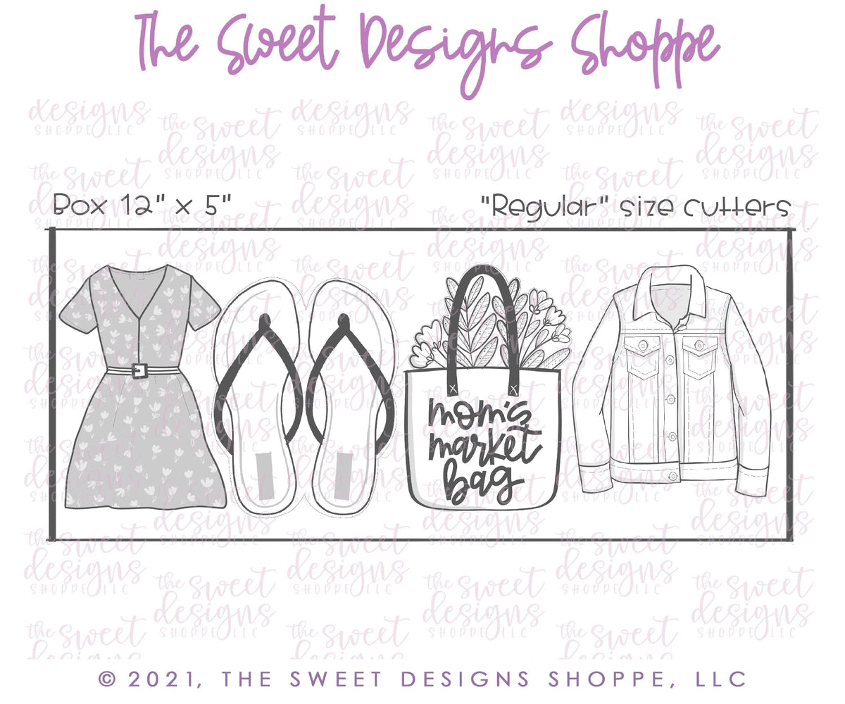 Cookie Cutters - Mother's Day Fashion Set- Cookie Cutters - The Sweet Designs Shoppe - TSDS - - Accesories,Accessories,accessory,ALL,Clothing / Accessories,Cookie Cutter,Fashion,Mini Sets,MOM,mother,mothers DAY,Promocode,regular sets,set