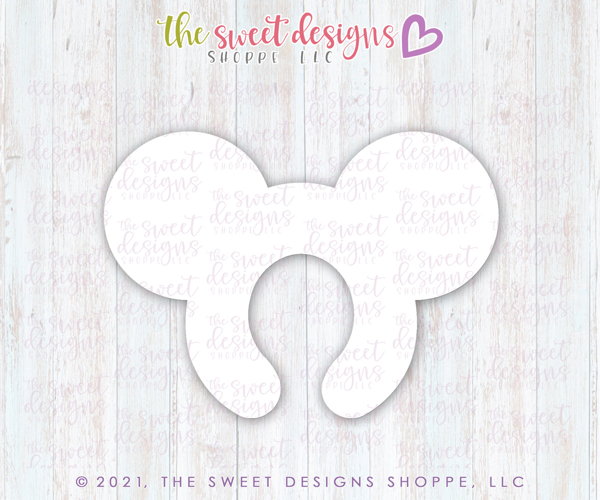 Cookie Cutters - Mouse Ears - Cookie Cutter - The Sweet Designs Shoppe - TSDS - - ALL,Birthday,Cookie Cutter,Hobbies,kids,Kids / Fantasy,mouse,Promocode,STL,summer,Theme Park,Travel